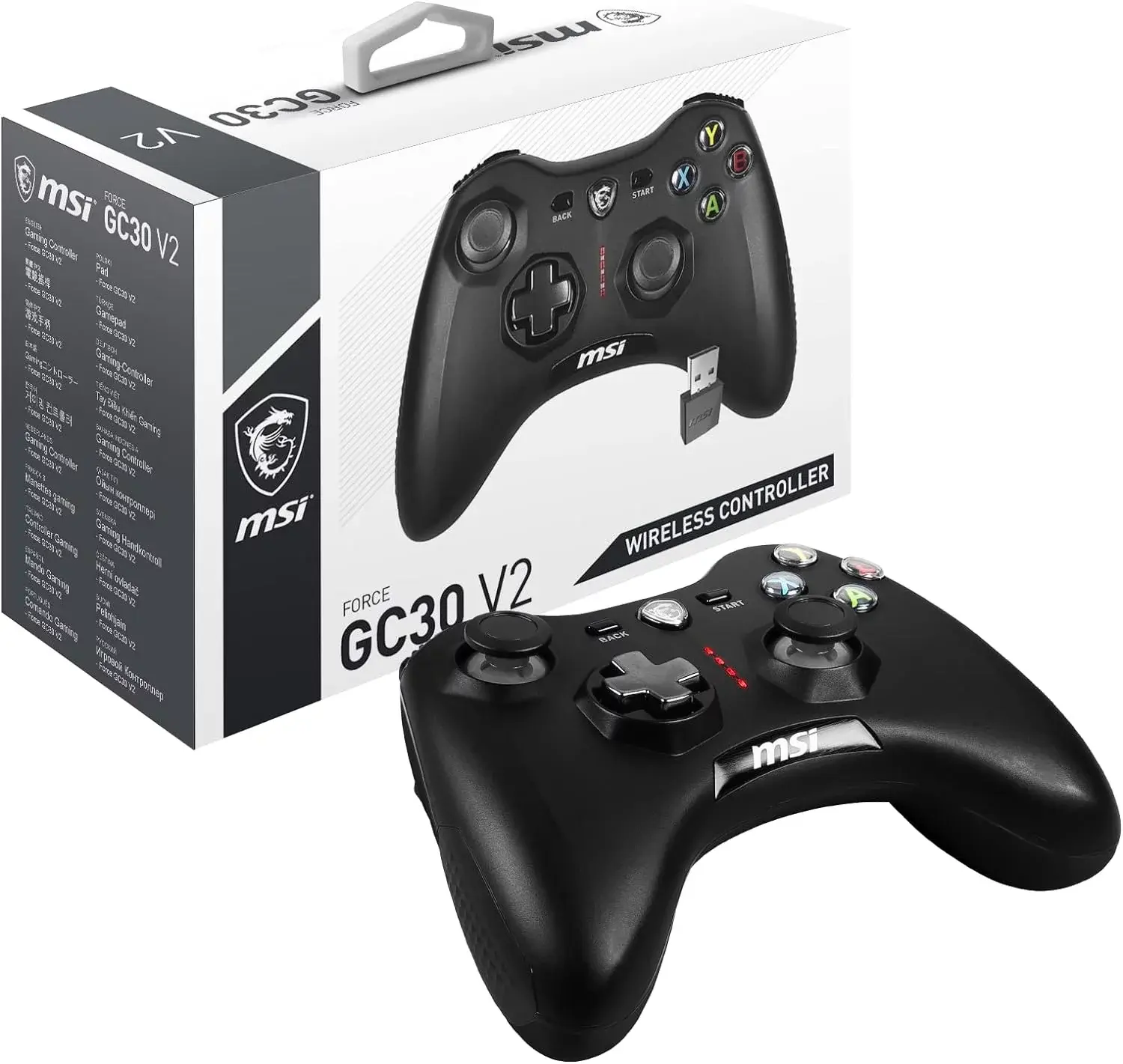 MANETTE MSI FORCE GC30 V2 BLACK